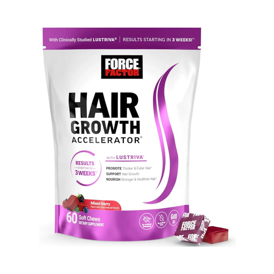 Force Factor Hair Growth Accelerator Soft Chews