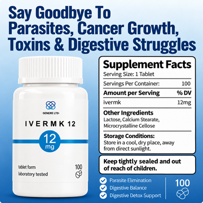 Ivermk 12mg 100 Tablets